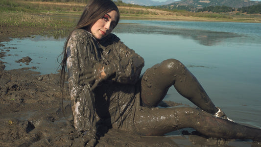 EP49: Black Pantyhose & Mini Skirt Destroyed In Mud | PHOTO