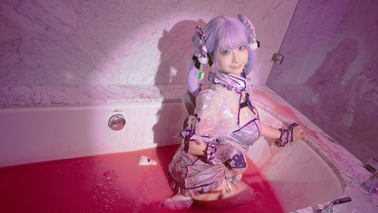 EP44: Idol Mahjong Shojo Messy Slimed in Shiny Cheongsam (Qipao)