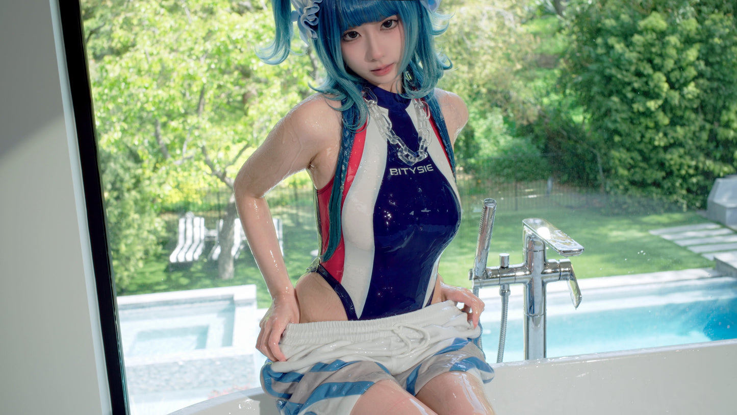 EP34: Tracksuit x Swimsuit! Sporty Subculture Girl Gets Soaked in Slime, Part 1