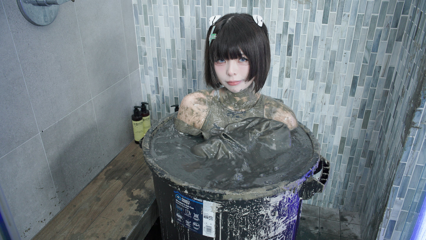 EP84: Tracksuit x Swimsuit 4.0! Cyber Girl Ruins See-through Style Outfit in Mud & Trash Slime