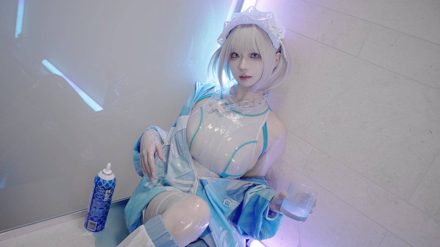 EP88: Tracksuit x Swimsuit 5.0! Subculture Sporty Girl Enjoys Mint Ice Cream Slime (Part.2)
