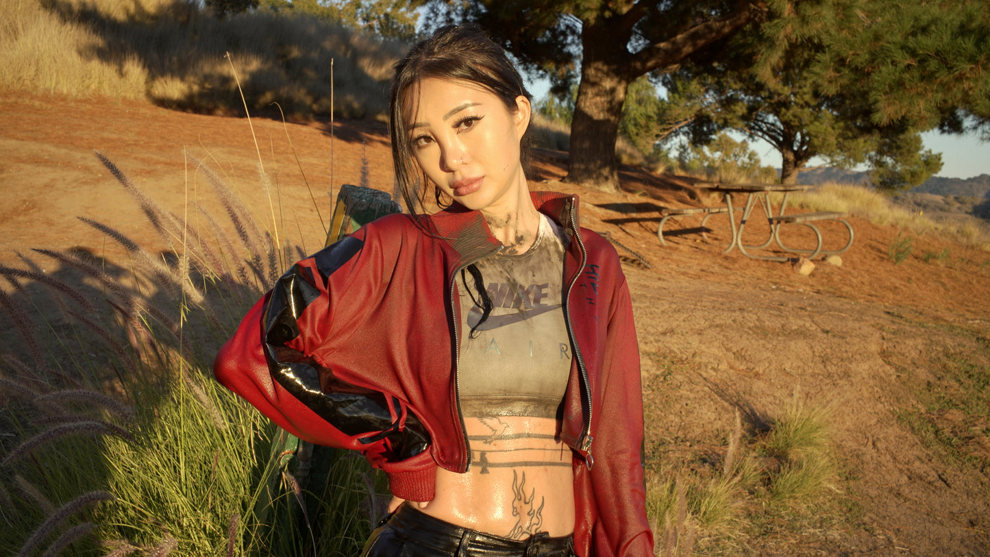EP40: Asian Girl In Cyber Leather Outfit Goes On a Muddy Adventure | VIDEO