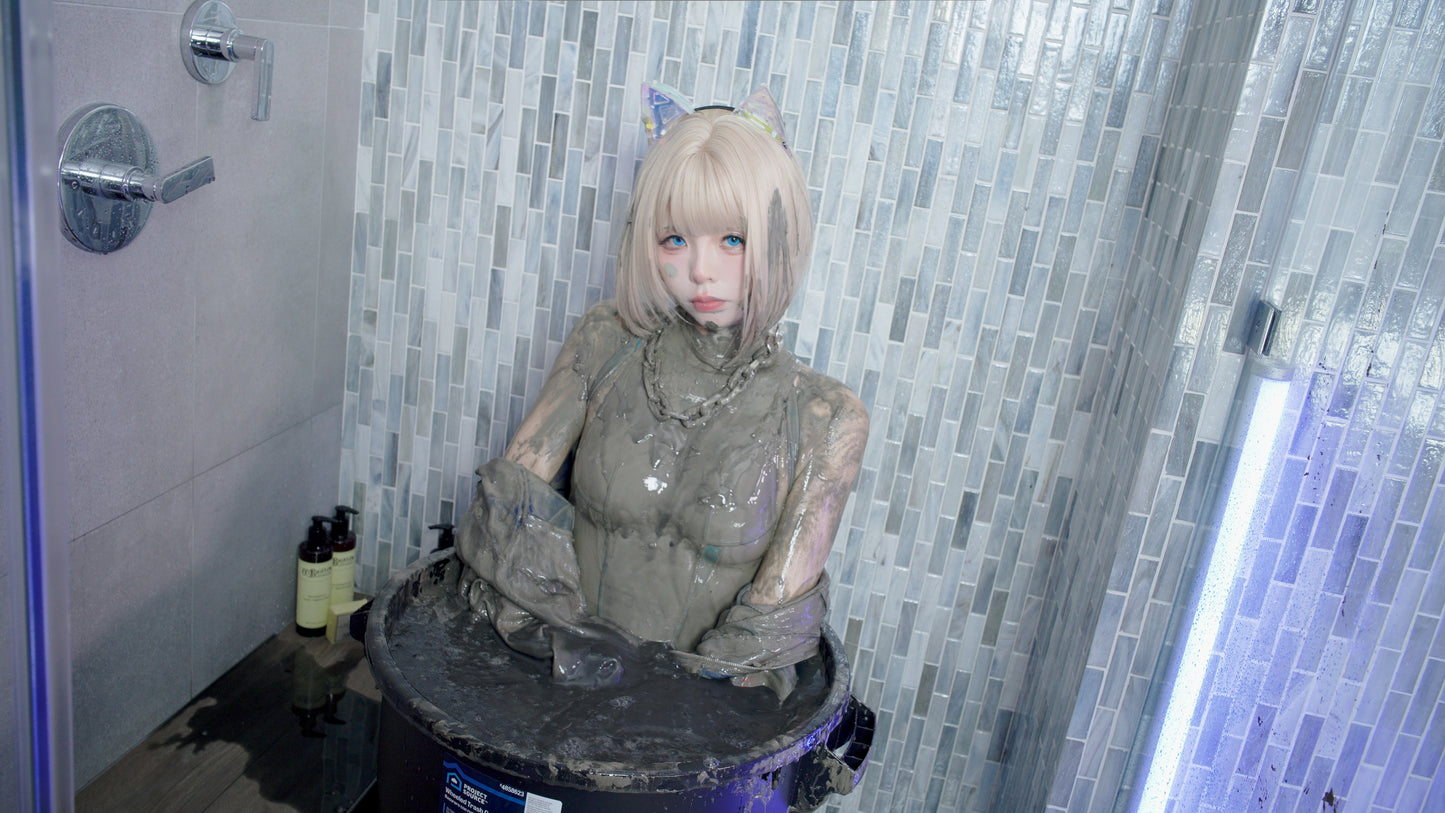 EP70: Tracksuit x Swimsuit 3.0! Subculture Sporty Girl in Trash Can Black Slime & Wash Off (Part.2)