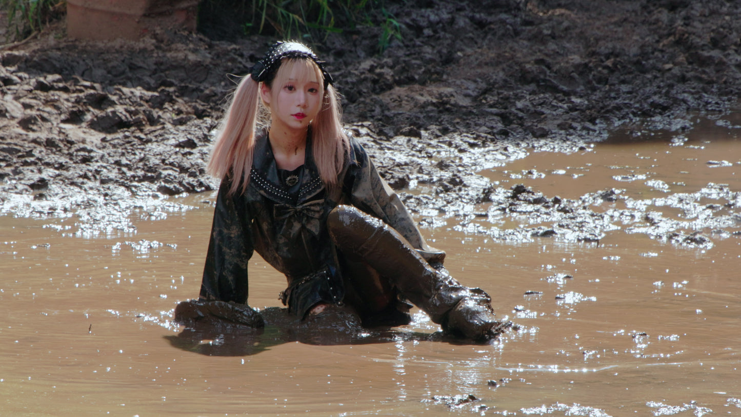 EP74: Leather Sailor Uniform x School Swimsuit!! Tokyo JIrai Girl Mud Ride