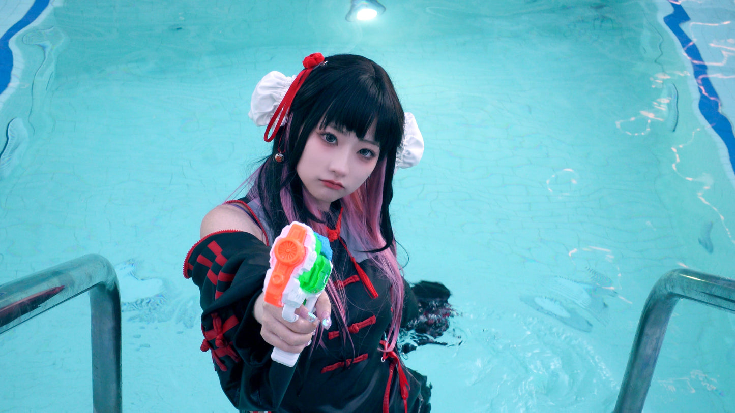 EP26: Cute Cosplay Girl Gets Fully Soaked in Chinese-inspired Outfit