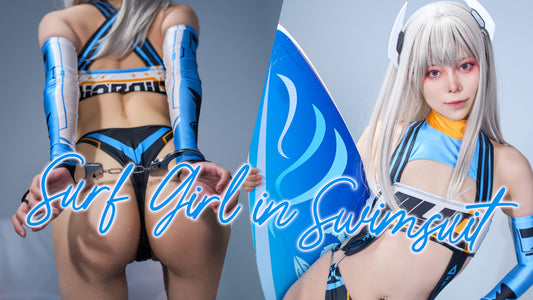 Issue 10: Surf Girl in Tech Swimsuit Girl