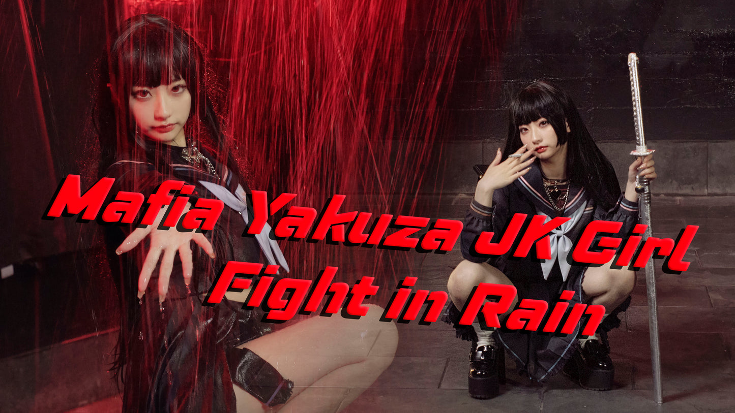 EP22: Yakuza JK Girl Socked in Rain With Tattered Japanese Sailor Uniform
