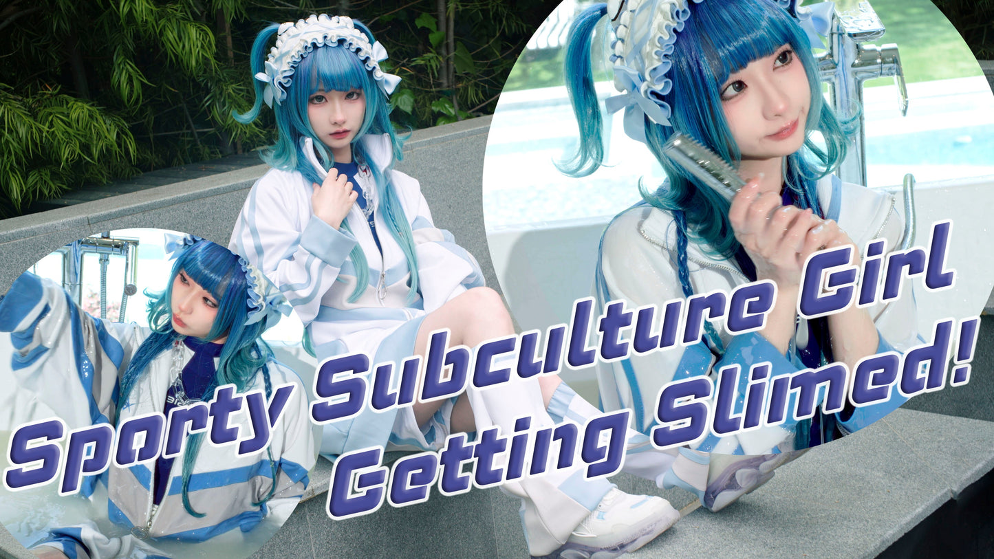 EP34: Tracksuit x Swimsuit! Sporty Subculture Girl Gets Soaked in Slime, Part 1