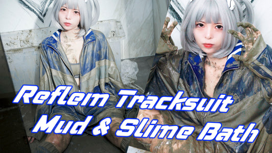 EP55: E-Girl Baths in Mud & Slime Wearing Reflem Tracksuit & School Gymsuit