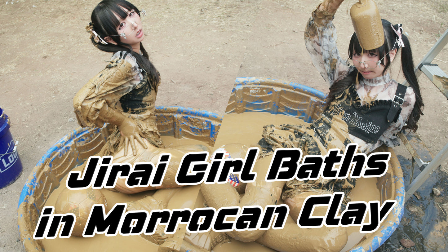 EP89: Jirai Girl Mud Baths in Moroccan Clay (With Soccer Ball!)