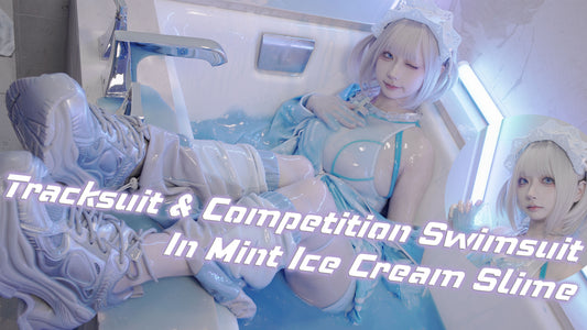 EP88: Tracksuit x Swimsuit 5.0! Subculture Sporty Girl Enjoys Mint Ice Cream Slime (Part.2)