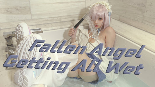 EP19: Angelic Cute Cosplay Girl Getting Full Wet in Bathtub