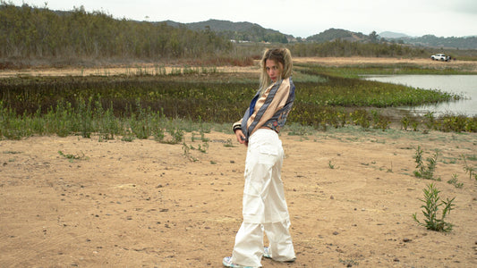 EP20: Subculture Girl Having Fun In Mud Wearing White Outfit & Balenciaga Sneakers | PHOTO
