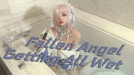 EP19: Angelic Cute Cosplay Girl Getting Full Wet in Bathtub | Photo