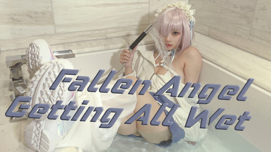 EP19: Angelic Cute Cosplay Girl Getting Full Wet in Bathtub | Video