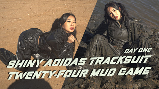 EP23: Lu Tests Her Shiny Adidas Chile 62 Tracksuit in Mud for 24hrs, DAY 1 | VIDEO
